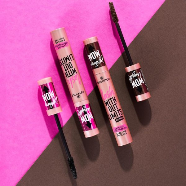 ⁦essence lash Withut Limits Brown Extreme Lengthening & Volume Mascara, No. 02, Brown, Long-Lasting, Volumising, Vegan, No Microplastic Particles, Nanoparticles Free, No Perfume, Pack of 1 (13 ml)⁩ - الصورة ⁦7⁩