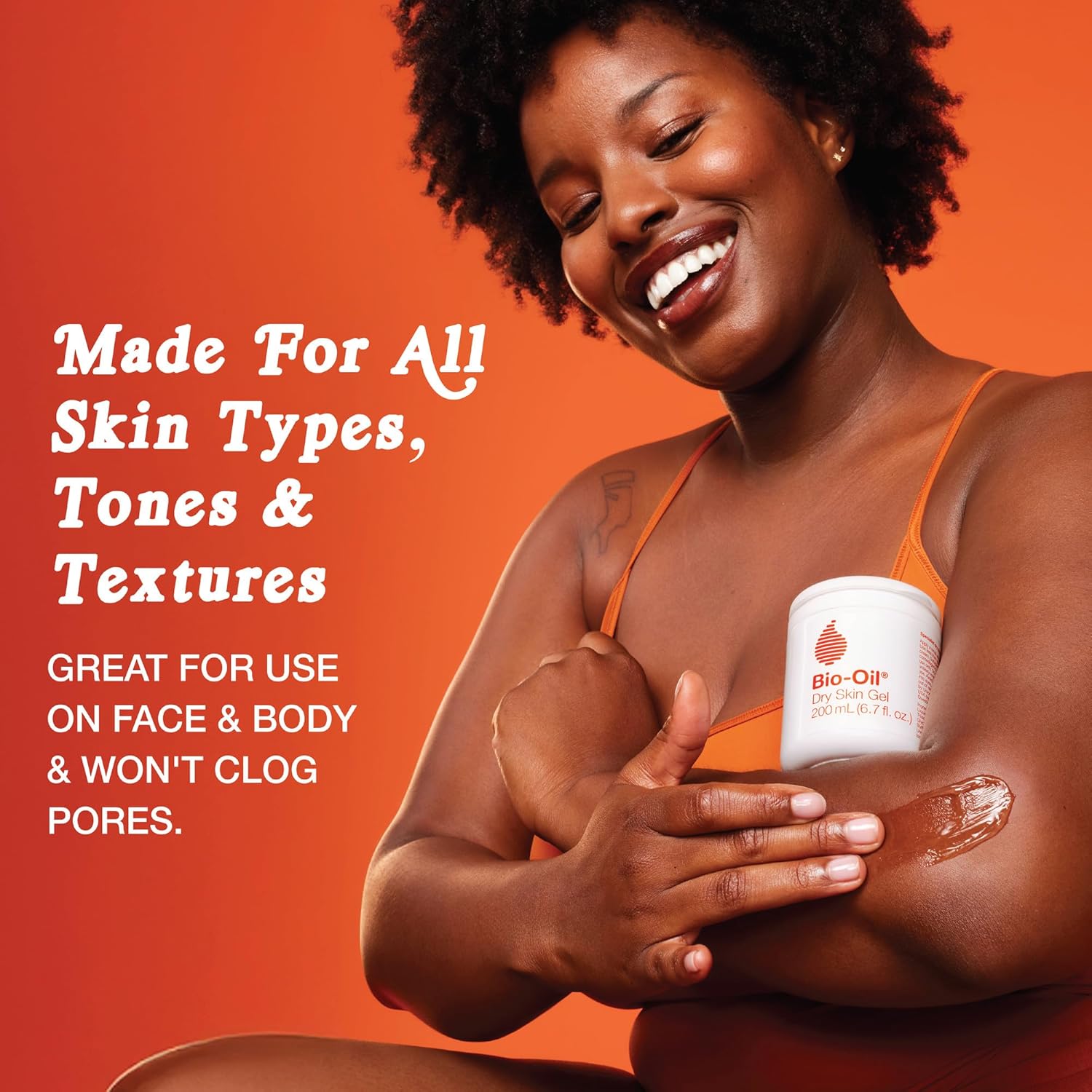 Bio-Oil Dry Skin Gel, Face and Body Moisturizer, Fast Absorbing Hydration, with Soothing Emollients and Vitamin B3, Non-Comedogenic, 3.4 Oz 3 Bio-Oil Dry Skin Gel, Face and Body Moisturizer, Fast Absorbing Hydration, with Soothing Emollients and Vitamin B3, Non-Comedogenic, 3.4 Oz - الصورة 3