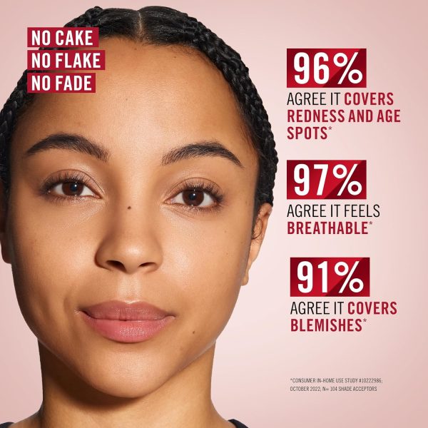 ⁦Rimmel Lasting Finish, 005 Ivory, Compact Foundation, Soft-Focus Finish, Matte Finish, Full Coverage, SPF20, Vegan Formula, 7g⁩ - الصورة ⁦6⁩
