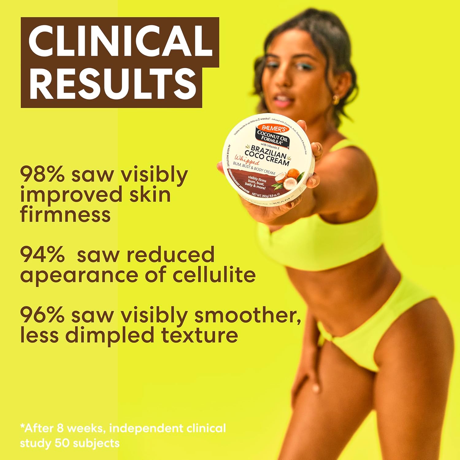 Palmer's Coconut Oil Formula Brazilian Coco Cream with Vitamin E, 8.8 Fl Oz, Whipped Bum, Bust & Body Cream, Helps with Skin Tightening & Firming 5 Palmer's Coconut Oil Formula Brazilian Coco Cream with Vitamin E, 8.8 Fl Oz, Whipped Bum, Bust & Body Cream, Helps with Skin Tightening & Firming - الصورة 5