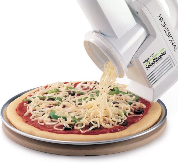 ⁦Presto 02970 Professional SaladShooter Electric Slicer/Shredder, Black,1 count⁩ - الصورة ⁦7⁩