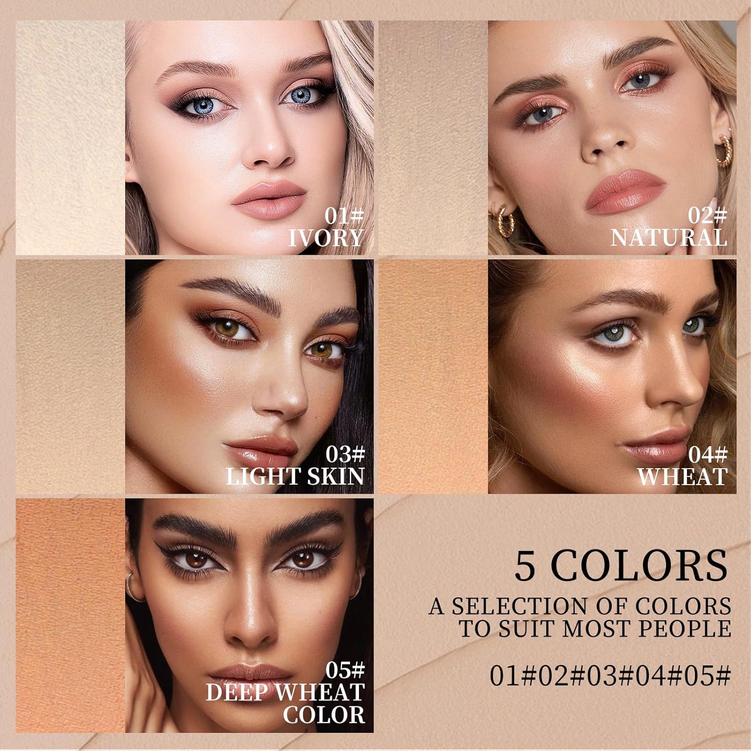 O'CHEAL Face Foundation Contour Line Stick Durable Light Brightening Stick Flaw Contouring Face Concealer Beauty Make-Up 15g 02#Natural 3 O'CHEAL Face Foundation Contour Line Stick Durable Light Brightening Stick Flaw Contouring Face Concealer Beauty Make-Up 15g 02#Natural - الصورة 3