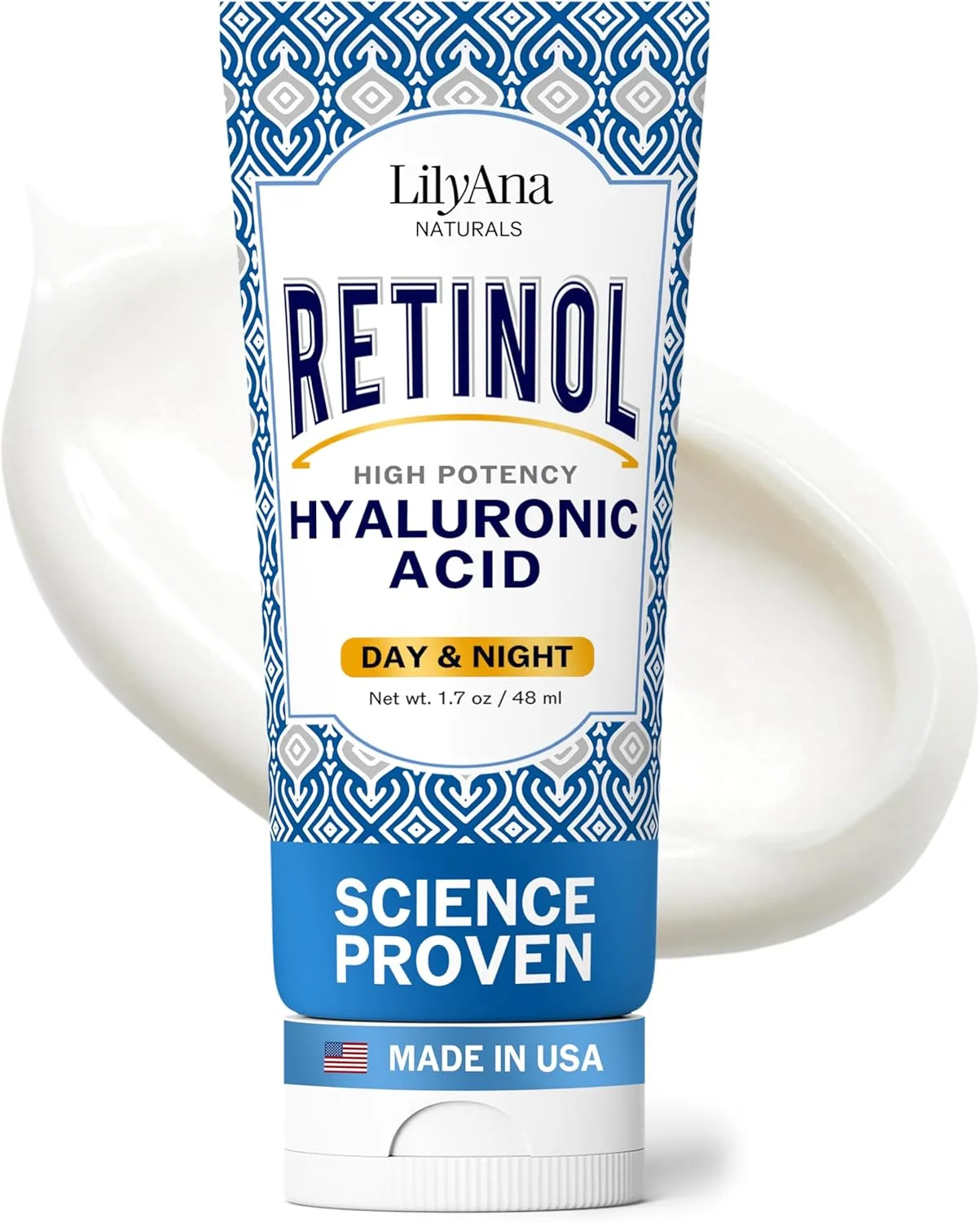 LilyAna Naturals Retinol cream Moisturizer 1.7 Oz