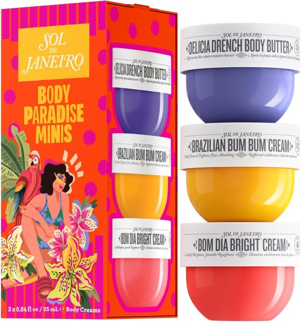 ⁦Sol de Janeiro Body Paradise Minis: Mini Body Care Trio 3 x 25ml Body Creams⁩ - الصورة ⁦2⁩