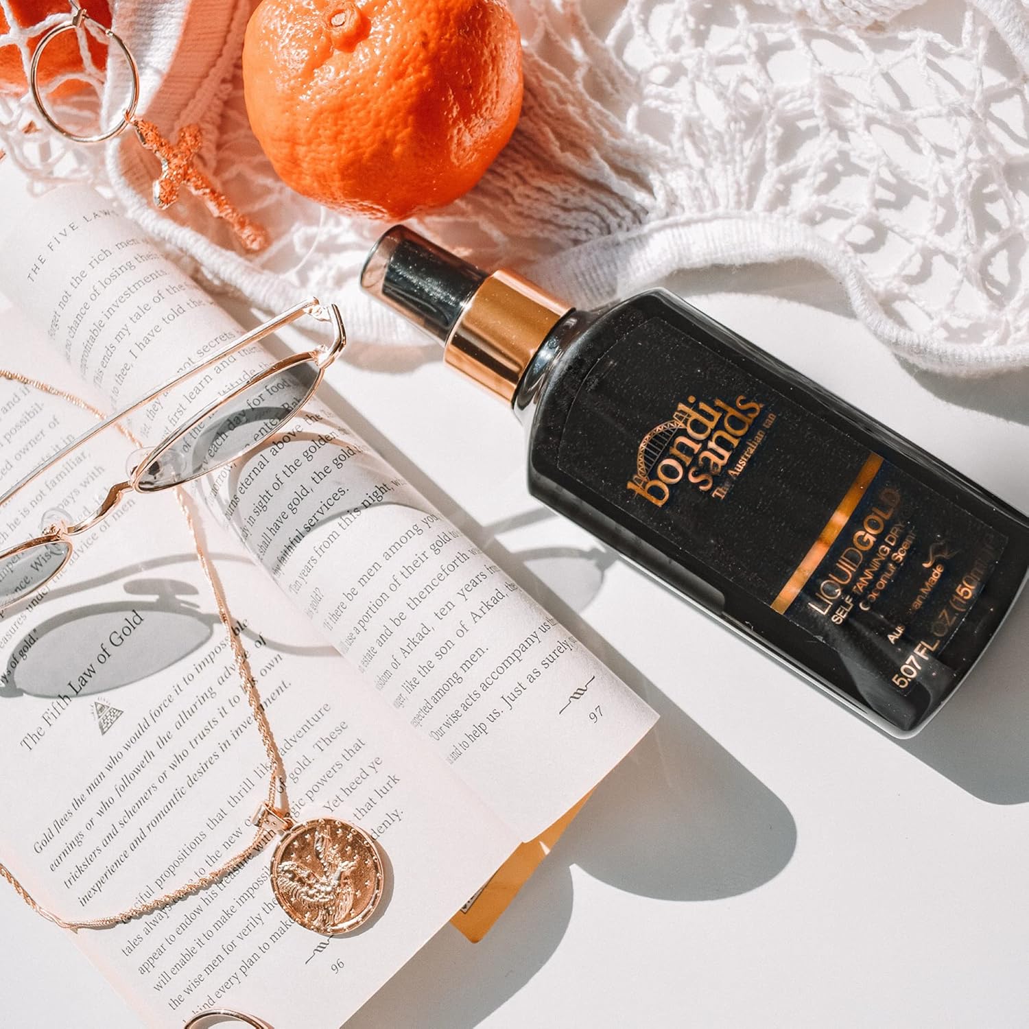 Bondi Sands Liquid Gold Self Tanning Dry Oil | Hydrating, Quick Drying, Tanning Dry-Oil for a Natural, Golden Look | 5.07 oz/150 mL 5 Bondi Sands Liquid Gold Self Tanning Dry Oil | Hydrating, Quick Drying, Tanning Dry-Oil for a Natural, Golden Look | 5.07 oz/150 mL - الصورة 5