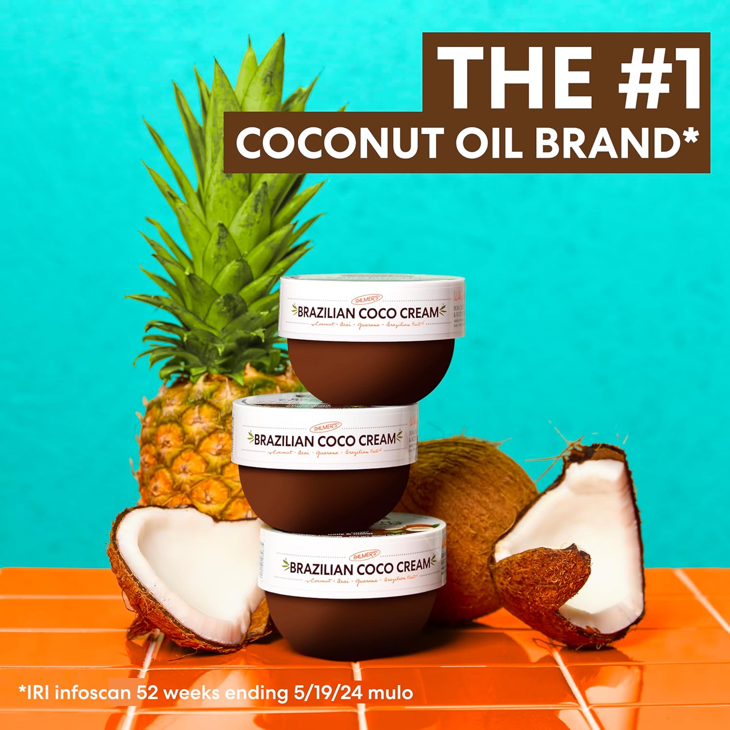 Palmer's Coconut Oil Formula Brazilian Coco Cream with Vitamin E, 8.8 Fl Oz, Whipped Bum, Bust & Body Cream, Helps with Skin Tightening & Firming 7 Palmer's Coconut Oil Formula Brazilian Coco Cream with Vitamin E, 8.8 Fl Oz, Whipped Bum, Bust & Body Cream, Helps with Skin Tightening & Firming - الصورة 7