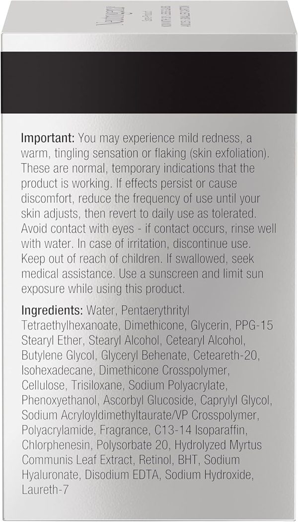 ⁦Neutrogena Retinol + Vitamin C Correcting Cream, Rapid Tone Repair Face & Neck Cream with Hyaluronic Acid for Dark Spots, Fine Lines & Wrinkles, 1.7 oz⁩ - الصورة ⁦8⁩