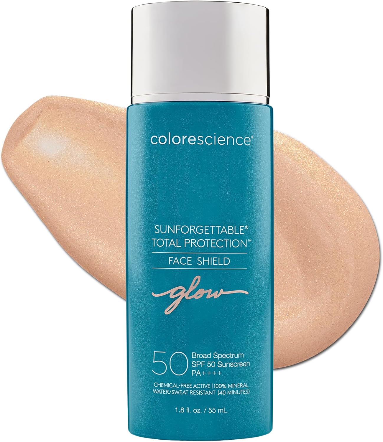 Colorescience Sunforgettable Total Protection Face Shield Glow SPF 50, Glow, 1.8 Fl Oz 1 Colorescience Sunforgettable Total Protection Face Shield Glow SPF 50, Glow, 1.8 Fl Oz