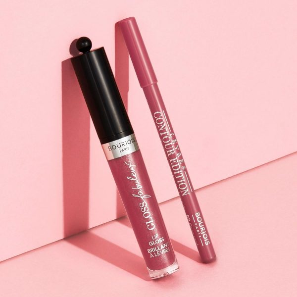 ⁦Bourjois Velvet Contour Lip Liner, 19 Place des Roses, Defines Lips, Creamy Matte Texture, Precise Application, Shea Butter, Grapeseed Oil, Long-lasting 8hr Wear, Zero Feathering or Smudging, 1.14g⁩ - الصورة ⁦8⁩