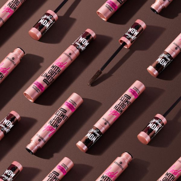 ⁦essence lash Withut Limits Brown Extreme Lengthening & Volume Mascara, No. 02, Brown, Long-Lasting, Volumising, Vegan, No Microplastic Particles, Nanoparticles Free, No Perfume, Pack of 1 (13 ml)⁩ - الصورة ⁦5⁩