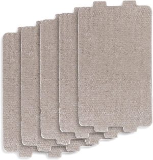 Bukela Microwave Waveguide Cover 5Pcs Microwave Oven Mica Plate Sheet Replacement Mica sheet material Heat-resistant Insulation Leak-proof Stable Practical Tool Suitable for Cookers Bread Machines Etc