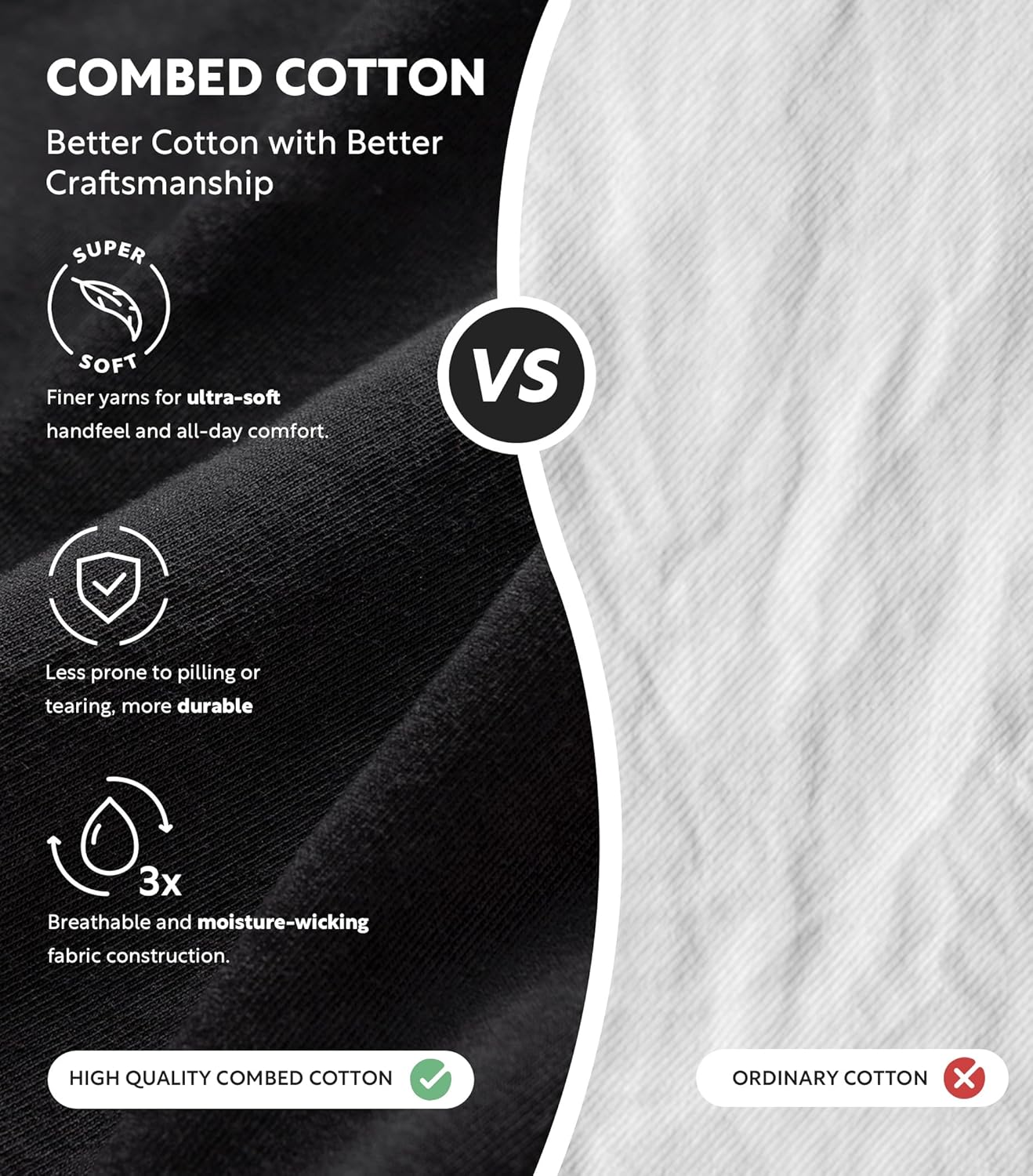 DAVID ARCHY Men's Undershirts Soft Micro Modal V-Neck Breathable T-Shirts 3 Pack 2 DAVID ARCHY Men's Undershirts Soft Micro Modal V-Neck Breathable T-Shirts 3 Pack - الصورة 2