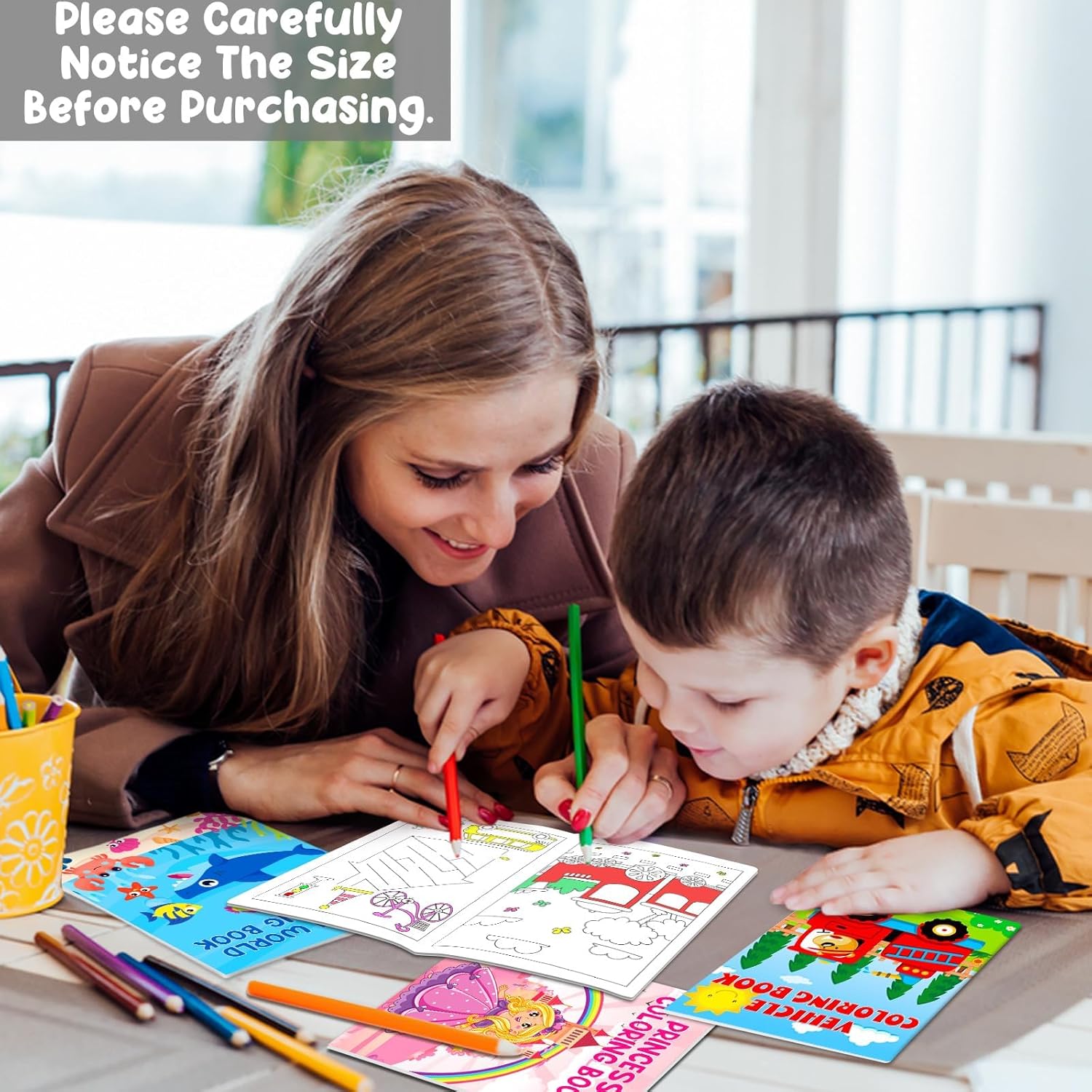 48 Pack Coloring Books for Kids Ages 4-8, Small Books for Ages 2-4, Birthday Party Favors, Bulk Gifts, Goodie Bags Stuffers, Classroom Activity - Includes Mermaid, Dinosaur, Animals 5 48 Pack Coloring Books for Kids Ages 4-8, Small Books for Ages 2-4, Birthday Party Favors, Bulk Gifts, Goodie Bags Stuffers, Classroom Activity - Includes Mermaid, Dinosaur, Animals - الصورة 5