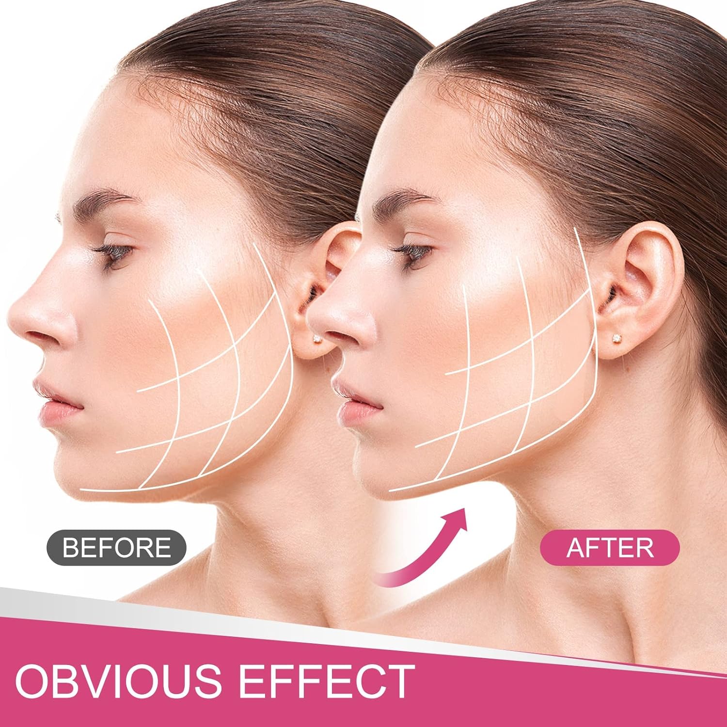 KASTWAVE Face Lift Tape, 100 PCS V-Line Face Tape Lifting Invisible, Face Lift Tools for Reducing Double Chin, Hiding Wrinkles and Lifting Saggy Skin 6 KASTWAVE Face Lift Tape, 100 PCS V-Line Face Tape Lifting Invisible, Face Lift Tools for Reducing Double Chin, Hiding Wrinkles and Lifting Saggy Skin - الصورة 6
