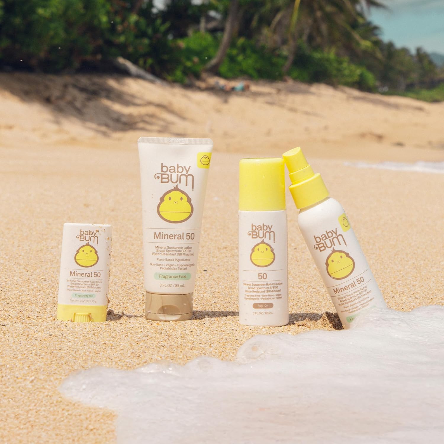 Sun Bum Baby Bum Mineral Sunscreen Roll-On Lotion SPF 50 3 fl oz 7 Sun Bum Baby Bum Mineral Sunscreen Roll-On Lotion SPF 50 3 fl oz - الصورة 7