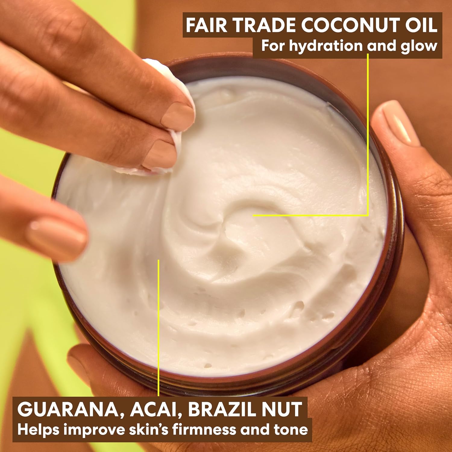 Palmer's Coconut Oil Formula Brazilian Coco Cream with Vitamin E, 8.8 Fl Oz, Whipped Bum, Bust & Body Cream, Helps with Skin Tightening & Firming 6 Palmer's Coconut Oil Formula Brazilian Coco Cream with Vitamin E, 8.8 Fl Oz, Whipped Bum, Bust & Body Cream, Helps with Skin Tightening & Firming - الصورة 6