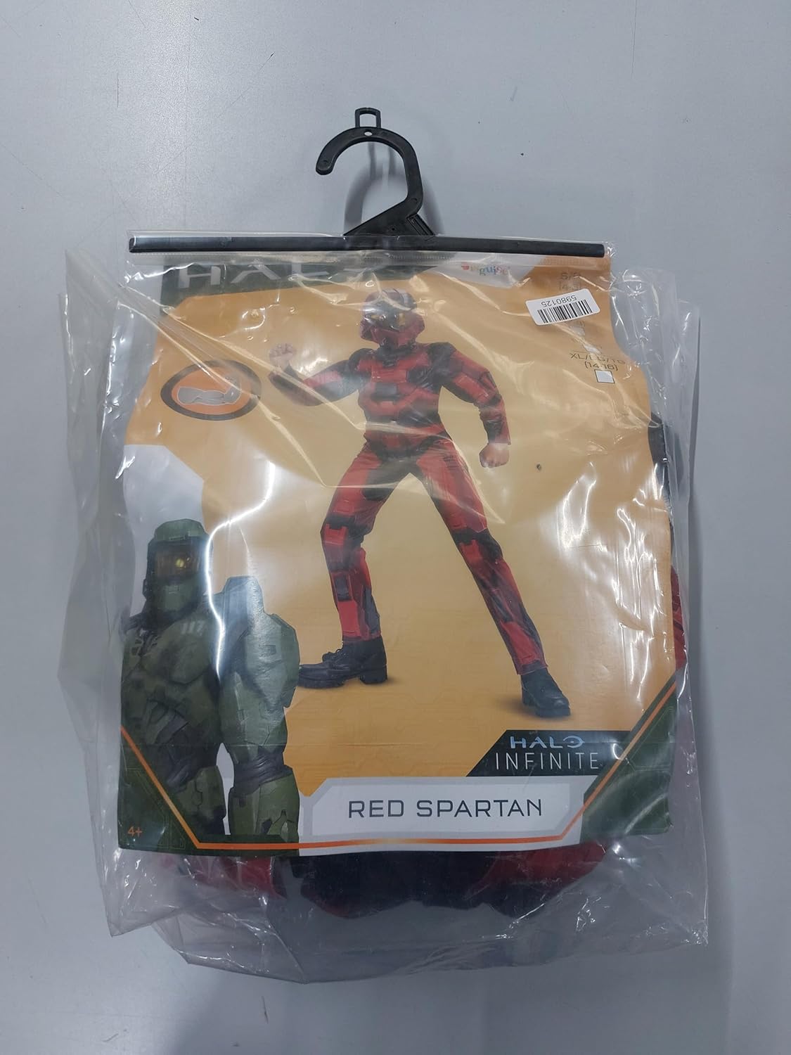 Disguise Halo Infinite Red Spartan Costume, Kids Size Video Game Inspired Character Jumpsuit, Classic Child Size Small (4-6), Red & Black (112319L) 4 Disguise Halo Infinite Red Spartan Costume, Kids Size Video Game Inspired Character Jumpsuit, Classic Child Size Small (4-6), Red & Black (112319L) - الصورة 4