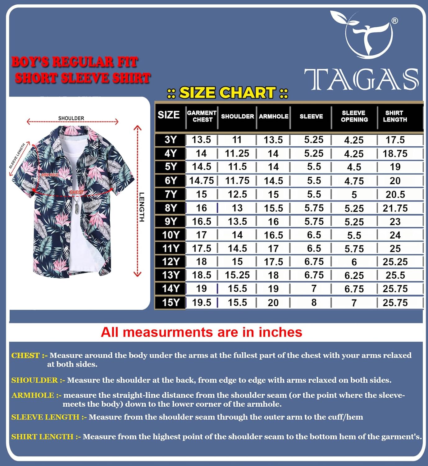 قميص للاولاد من تاجاس، موديل BS-3001 (عبوة من قطعة واحدة) 7 قميص للاولاد من تاجاس، موديل BS-3001 (عبوة من قطعة واحدة) - الصورة 7