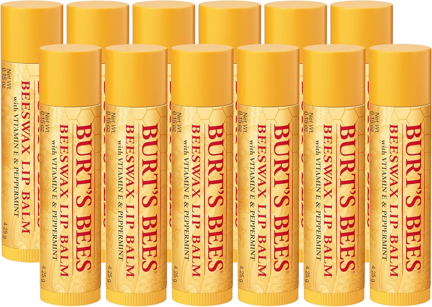 برتز بيز مرطب شفاه - شمع العسل الاصلي عبوة من 12 قطعة، مرطب شفاه مع شمع العسل من مصادر مسؤولة، خالي من الصبغة، علاج مرطب شفاه طبيعي المنشأ، 12 انبوب، 0.15 اونصة 1 برتز بيز مرطب شفاه - شمع العسل الاصلي عبوة من 12 قطعة، مرطب شفاه مع شمع العسل من مصادر مسؤولة، خالي من الصبغة، علاج مرطب شفاه طبيعي المنشأ، 12 انبوب، 0.15 اونصة