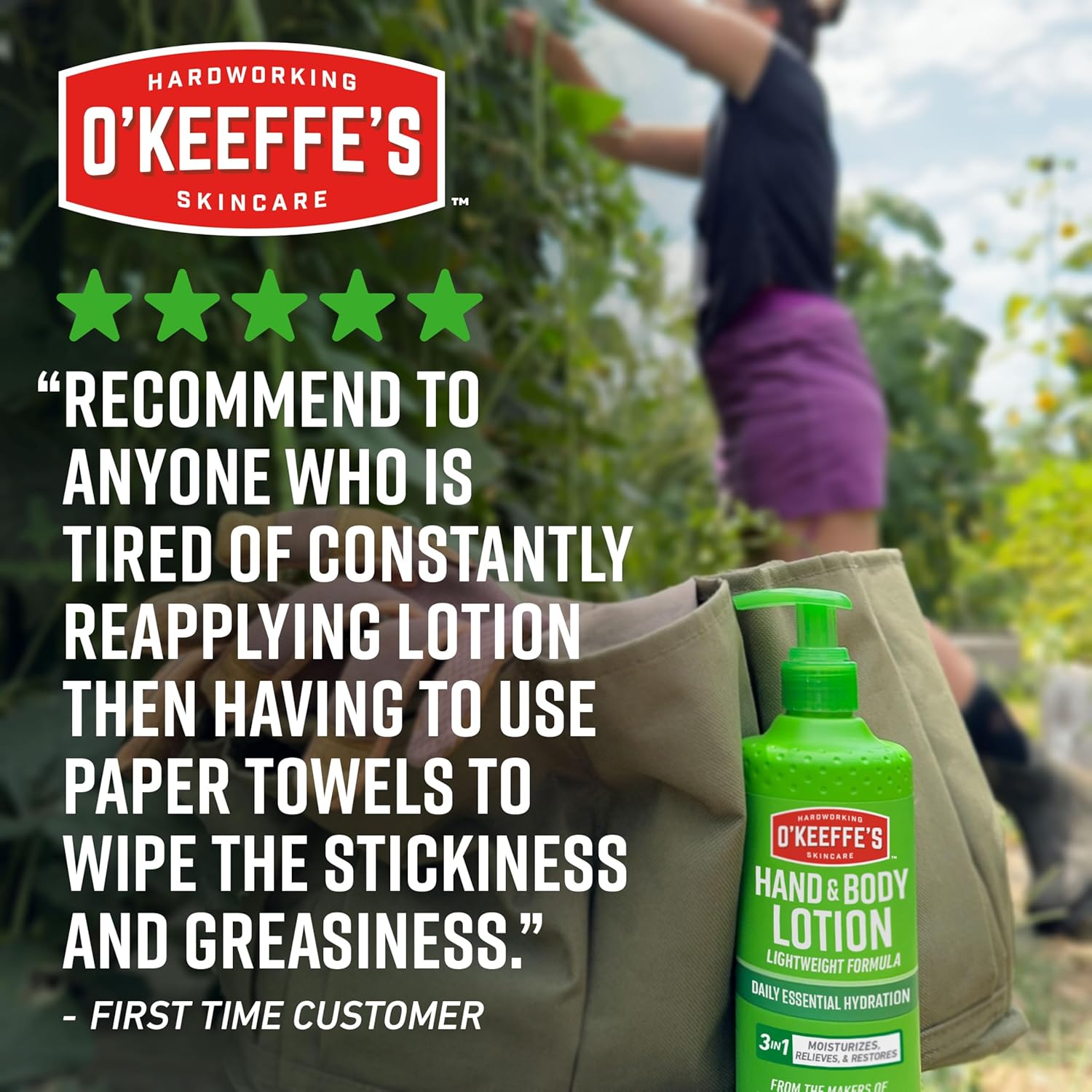 اوكيفس لوشن لليدين والجسم من ووركينغ هاندز، مضخة 12 اونصة (عبوة من قطعة واحدة) - يعالج ويخفف البشرة شديدة الجفاف 6 اوكيفس لوشن لليدين والجسم من ووركينغ هاندز، مضخة 12 اونصة (عبوة من قطعة واحدة) - يعالج ويخفف البشرة شديدة الجفاف - الصورة 6