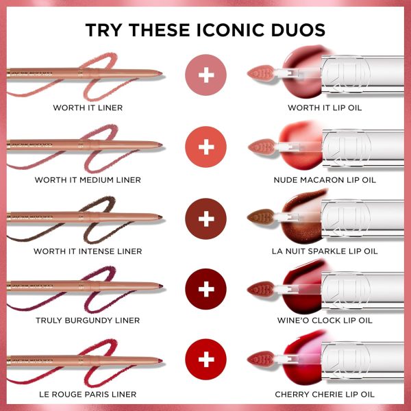 ⁦L'Oreal Paris Plump Ambition Hyaluron Lip Oil, 24 HR Lip Gloss with Hyaluronic Acid, Volumizing Formula with Glass-Like Shine, Worth It 601, 0.16 Fl Oz⁩ - الصورة ⁦8⁩