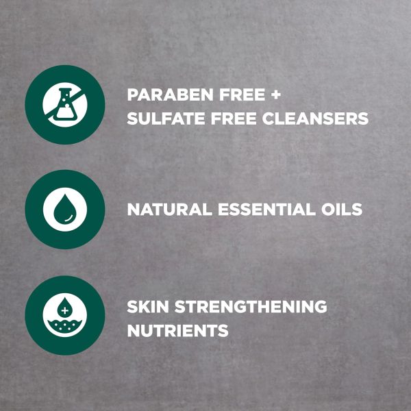 ⁦Dove Men+Care Eucalyptus Body and Face Scrub Deeply Exfoliates for Hydrated & Nourished Skin 100% Gentle Cleanser, No Sulfate Cleansers or Parabens⁩ - الصورة ⁦5⁩