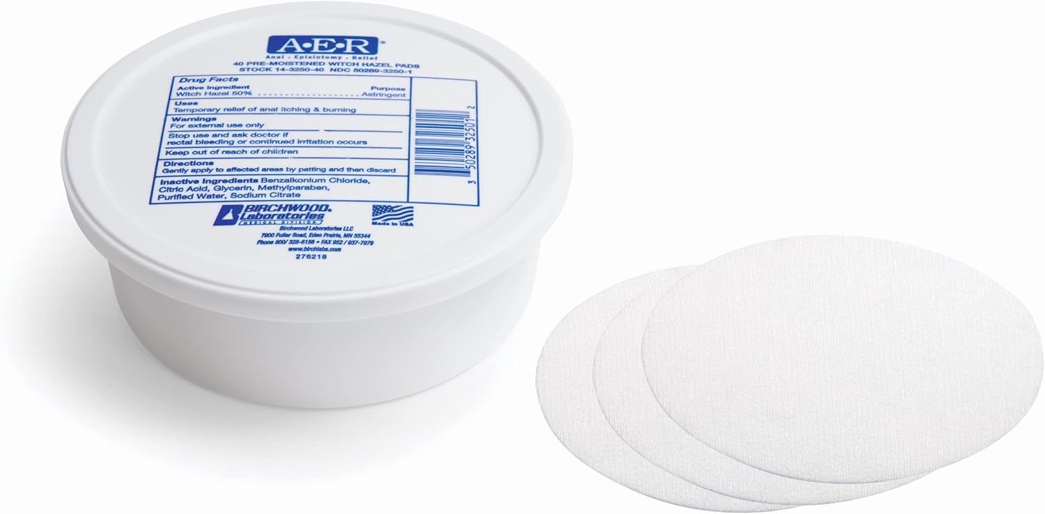 Birchwood Laboratories A.E.R WITCH HAZEL PADS - # 14-3250-40 pack of 2 2 Birchwood Laboratories A.E.R WITCH HAZEL PADS - # 14-3250-40 pack of 2 - الصورة 2