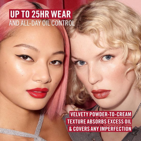 ⁦Rimmel Lasting Finish, 005 Ivory, Compact Foundation, Soft-Focus Finish, Matte Finish, Full Coverage, SPF20, Vegan Formula, 7g⁩ - الصورة ⁦9⁩