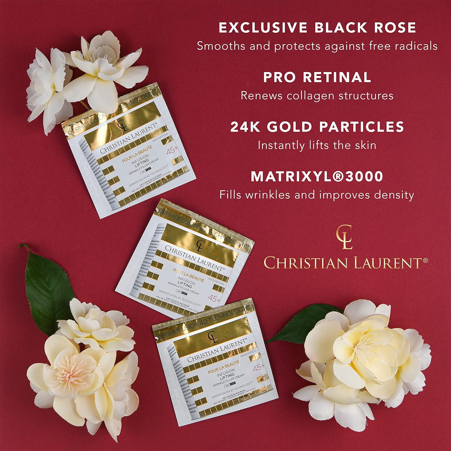 Christian Laurent Luxury Illuminating & Lifting Mask With 24K Gold 2X5Ml 6 Christian Laurent Luxury Illuminating & Lifting Mask With 24K Gold 2X5Ml - الصورة 6