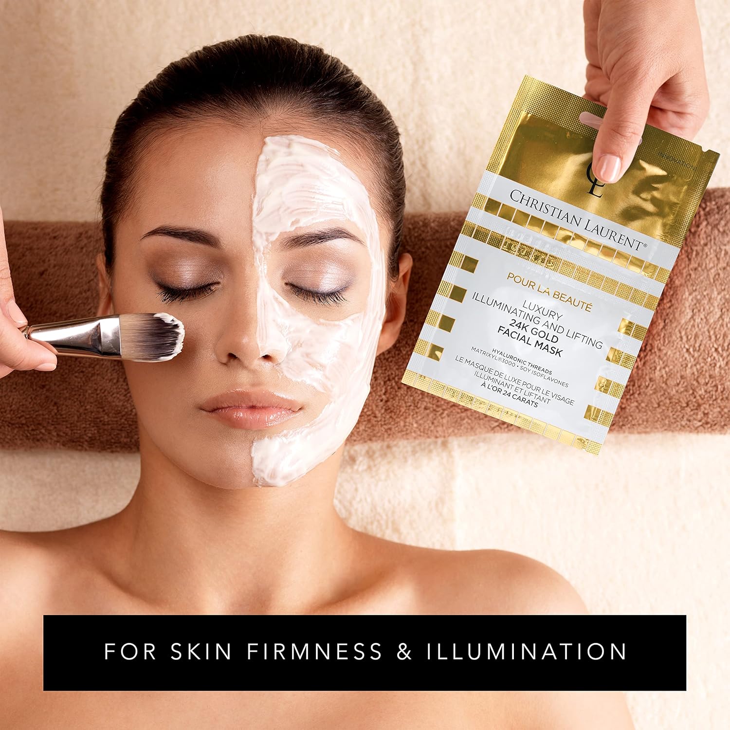 Christian Laurent Luxury Illuminating & Lifting Mask With 24K Gold 2X5Ml 2 Christian Laurent Luxury Illuminating & Lifting Mask With 24K Gold 2X5Ml - الصورة 2