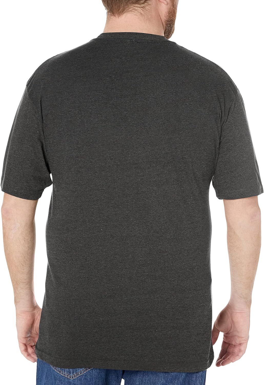 WARNER BROS Big & Tall Batman Oldskool Logo Men's Tops Short Sleeve Tee Shirt, Charcoal Heather, 5X-Large Big Tall 2 WARNER BROS Big & Tall Batman Oldskool Logo Men's Tops Short Sleeve Tee Shirt, Charcoal Heather, 5X-Large Big Tall - الصورة 2