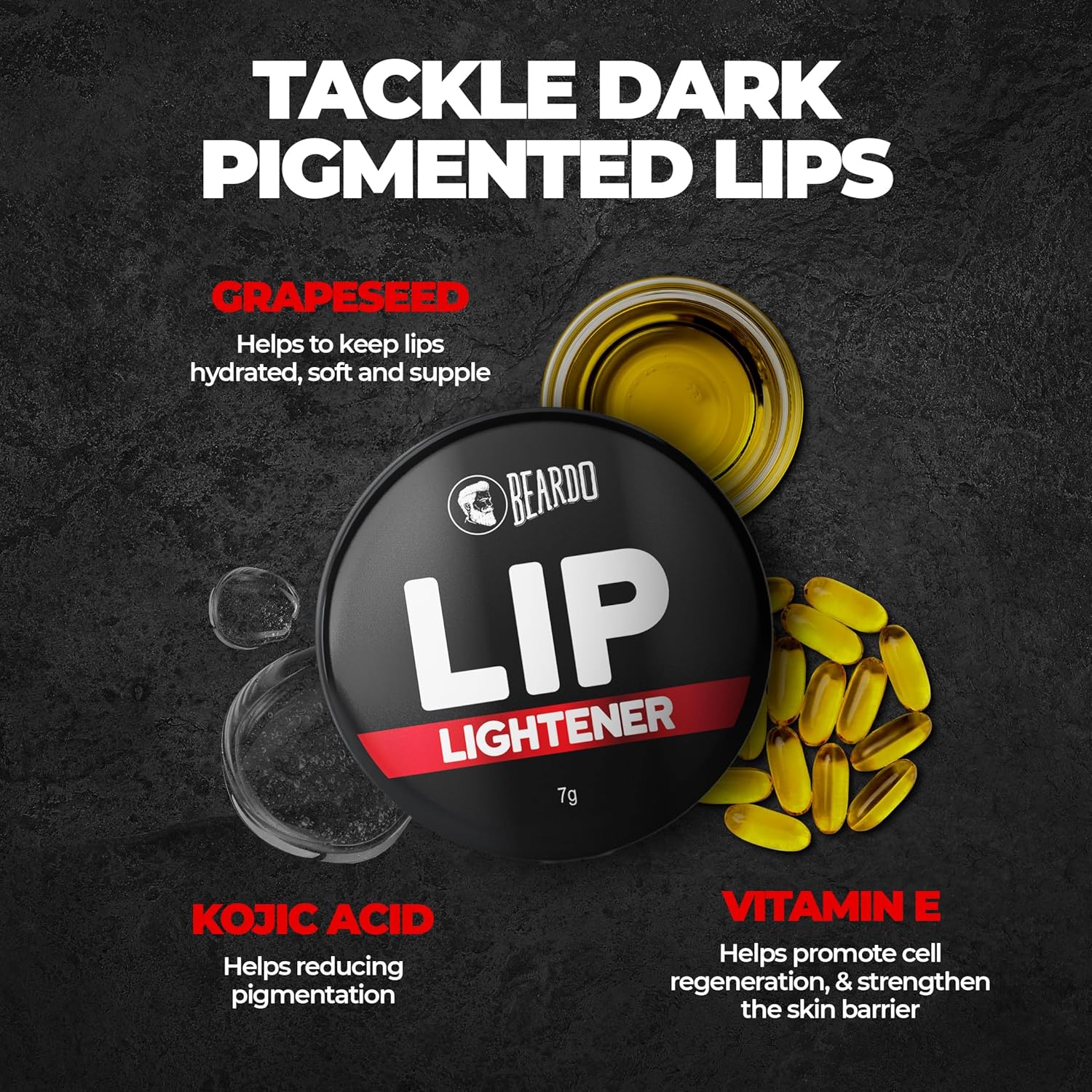 بيردو ملمع شفاه، 7 غرام | مرطب شفاه غير ملون للرجال | مرطب شفاه للشفاه الداكنة | قناع شفاه للشفاه الجافة والمتشققة | العناية بالشفاه 4 بيردو ملمع شفاه، 7 غرام | مرطب شفاه غير ملون للرجال | مرطب شفاه للشفاه الداكنة | قناع شفاه للشفاه الجافة والمتشققة | العناية بالشفاه - الصورة 4