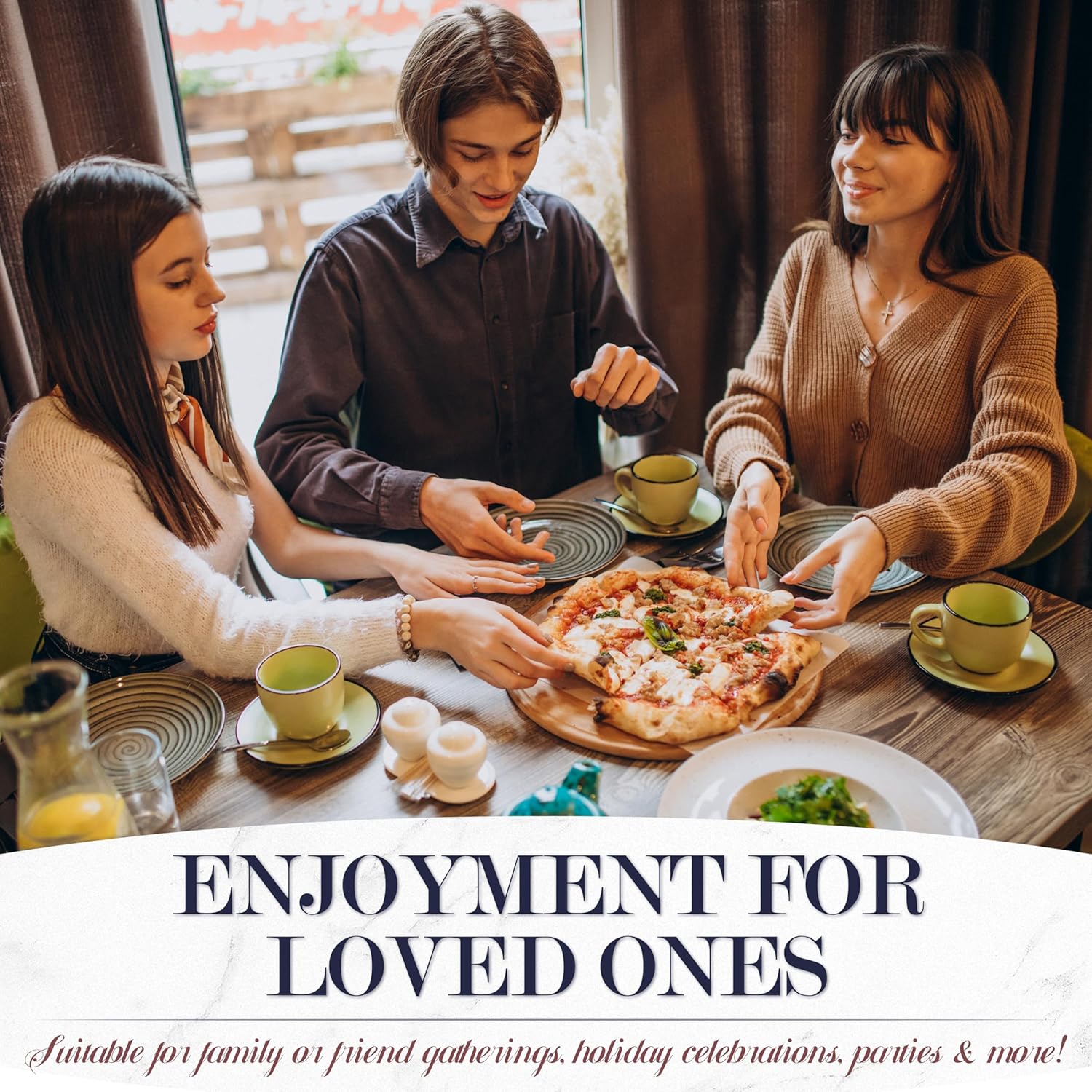 Baker's Friend - Indoor Electric Pizza Oven, 12 Inch Pizza Machine for Home, Pizza Cooker and Pizza Grill, Premium Glazed Ceramic Stone Pizza Oven 7 Baker's Friend - Indoor Electric Pizza Oven, 12 Inch Pizza Machine for Home, Pizza Cooker and Pizza Grill, Premium Glazed Ceramic Stone Pizza Oven - الصورة 7