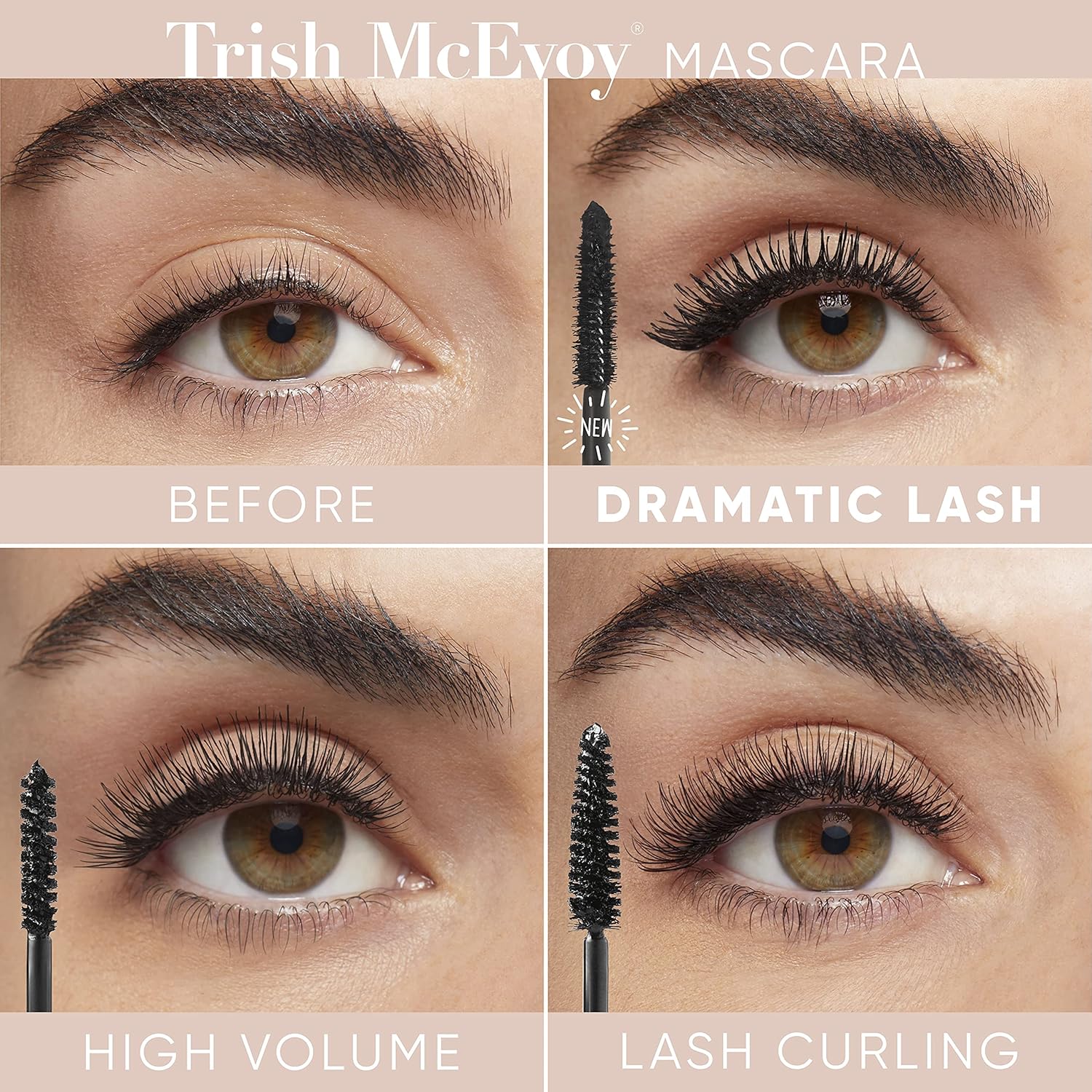 Trish McEvoy High Volume Mascara (Jet Black,0.18oz,5g) 4 Trish McEvoy High Volume Mascara (Jet Black,0.18oz,5g) - الصورة 4