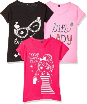 T2F Girl's GLS-TSRT-04 T-Shirt