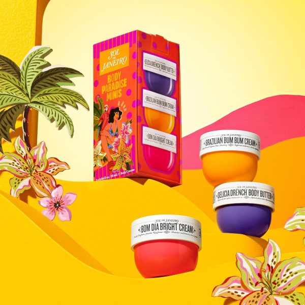 ⁦Sol de Janeiro Body Paradise Minis: Mini Body Care Trio 3 x 25ml Body Creams⁩ - الصورة ⁦5⁩
