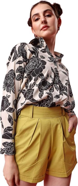 Leriya Fashion Oversized Shirt for Women | Shirt for Women Stylish Western | Long Shirt for Women