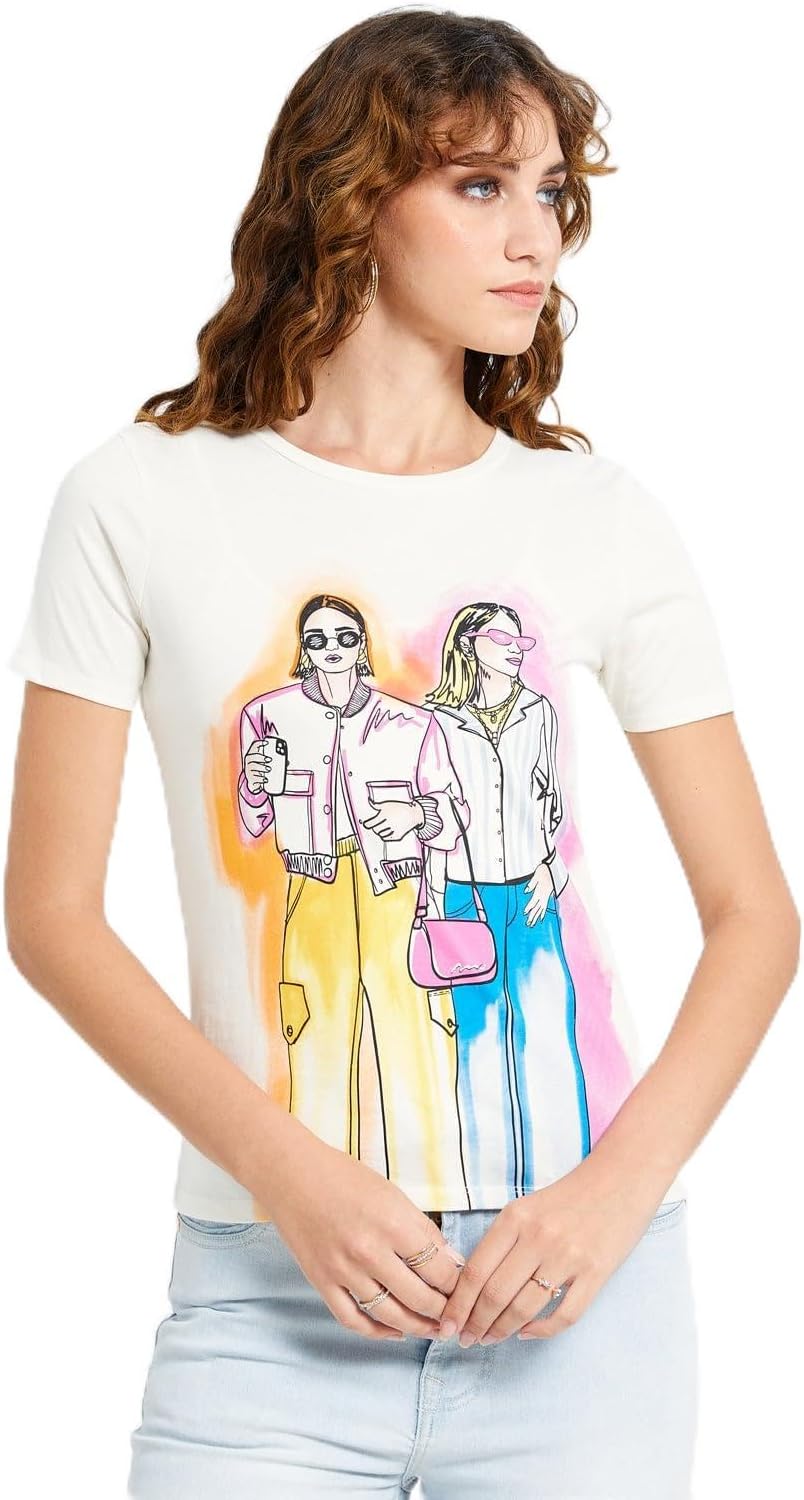 REDTAG Womens Printed T-Shirt 1 REDTAG Womens Printed T-Shirt
