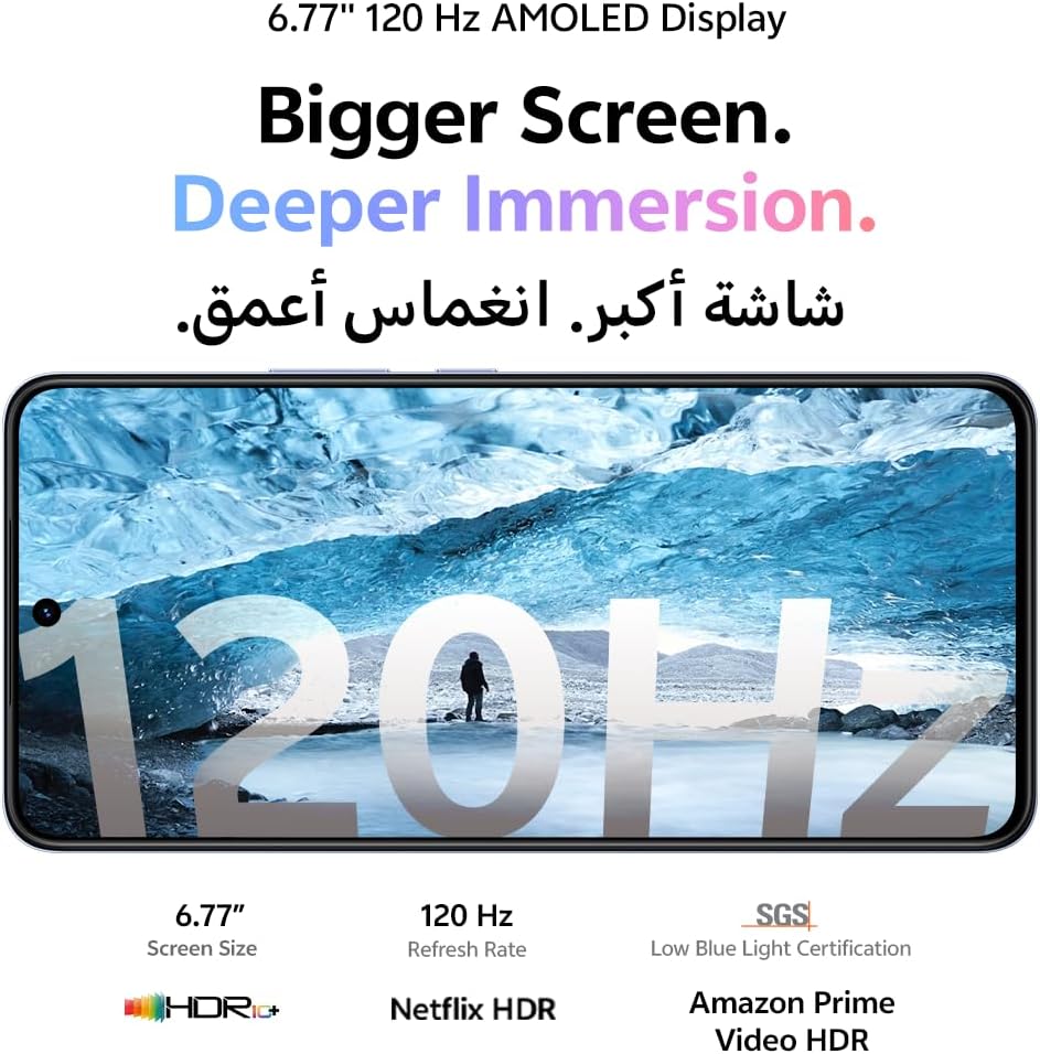 جوال V60 لايت شبكة الجيل الخامس 5G رام 12 جيجا 256 جيجا أموليد 120 هرتز كاميرا سيلفي 32 IP65 ميجابكسل 6500 مللي أمبير سماعات أذن في بريميير برو بديل إصدار الشرق الأوسط من فيفو أسود أنيق 6 جوال V60 لايت شبكة الجيل الخامس 5G رام 12 جيجا 256 جيجا أموليد 120 هرتز كاميرا سيلفي 32 IP65 ميجابكسل 6500 مللي أمبير سماعات أذن في بريميير برو بديل إصدار الشرق الأوسط من فيفو أسود أنيق - الصورة 6