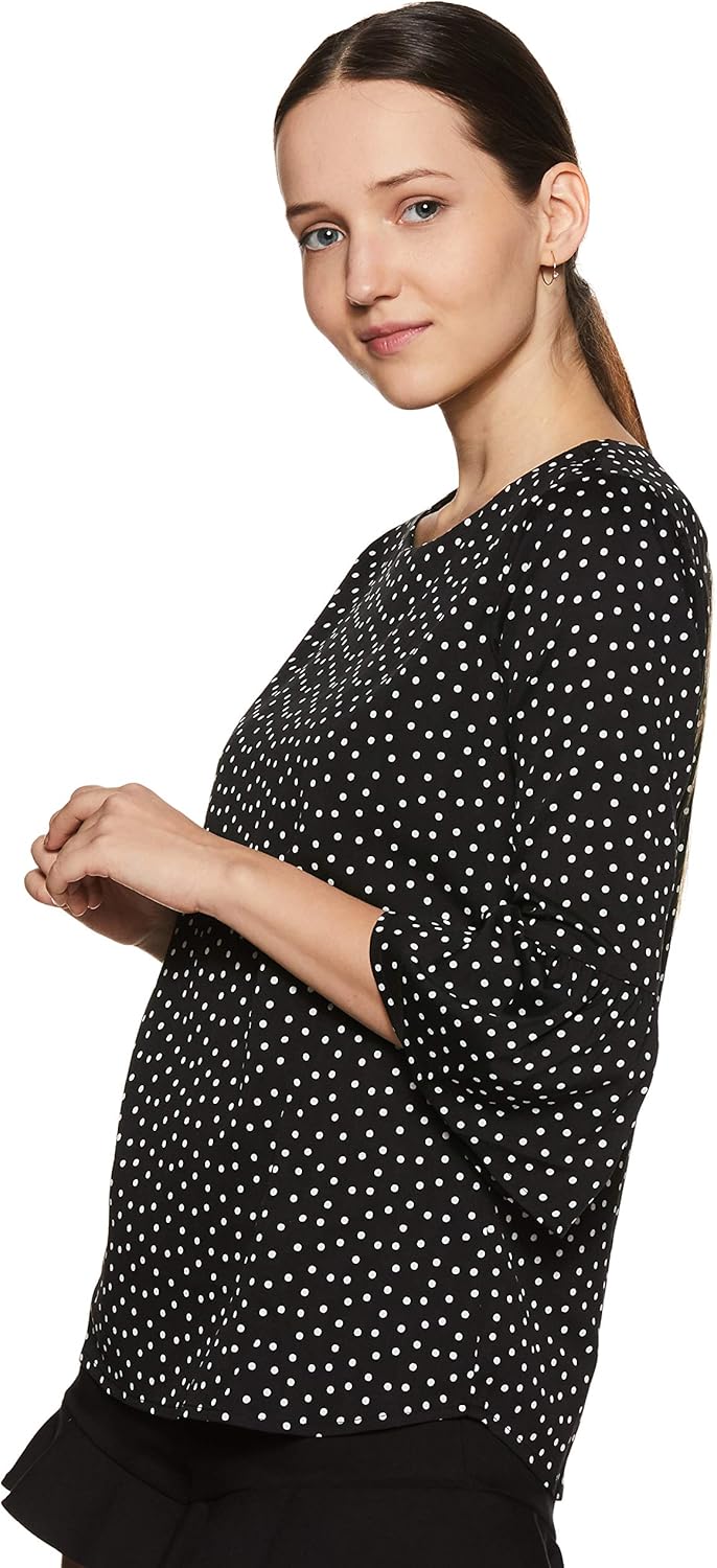 بلوزة بتصميم منقط وقصة عادية للنساء من كراف 3 بلوزة بتصميم منقط وقصة عادية للنساء من كراف - الصورة 3