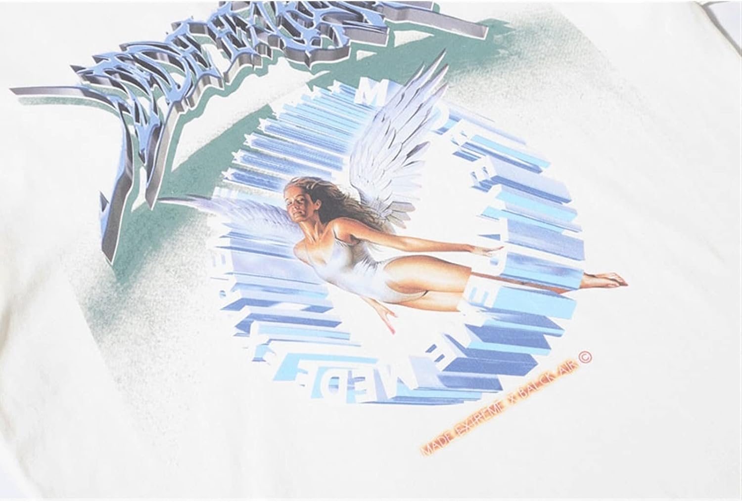 تي شيرتات Ancoree النسائية بأكمام طويلة مطبوع عليها Creative Angel بأكمام طويلة من متجر Hip Hop قمصان كاجوال فضفاضة للرجال (اللون: أبيض، المقاس: M) 2 تي شيرتات Ancoree النسائية بأكمام طويلة مطبوع عليها Creative Angel بأكمام طويلة من متجر Hip Hop قمصان كاجوال فضفاضة للرجال (اللون: أبيض، المقاس: M) - الصورة 2