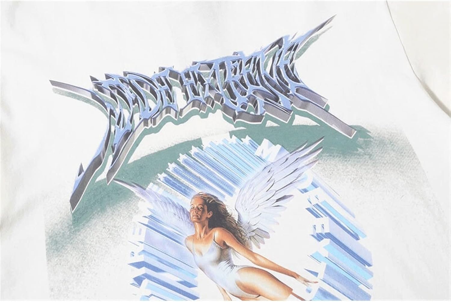 تي شيرتات Ancoree النسائية بأكمام طويلة مطبوع عليها Creative Angel بأكمام طويلة من متجر Hip Hop قمصان كاجوال فضفاضة للرجال (اللون: أبيض، المقاس: M) 3 تي شيرتات Ancoree النسائية بأكمام طويلة مطبوع عليها Creative Angel بأكمام طويلة من متجر Hip Hop قمصان كاجوال فضفاضة للرجال (اللون: أبيض، المقاس: M) - الصورة 3