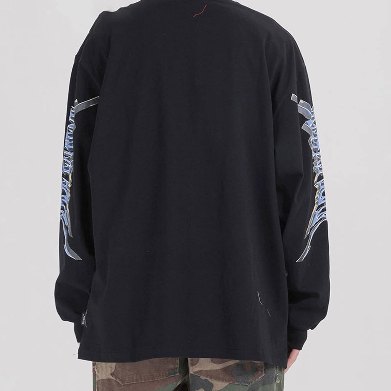 تي شيرتات Ancoree النسائية بأكمام طويلة مطبوع عليها Creative Angel بأكمام طويلة من متجر Hip Hop قمصان كاجوال فضفاضة للرجال (اللون: أبيض، المقاس: M) 8 تي شيرتات Ancoree النسائية بأكمام طويلة مطبوع عليها Creative Angel بأكمام طويلة من متجر Hip Hop قمصان كاجوال فضفاضة للرجال (اللون: أبيض، المقاس: M) - الصورة 8