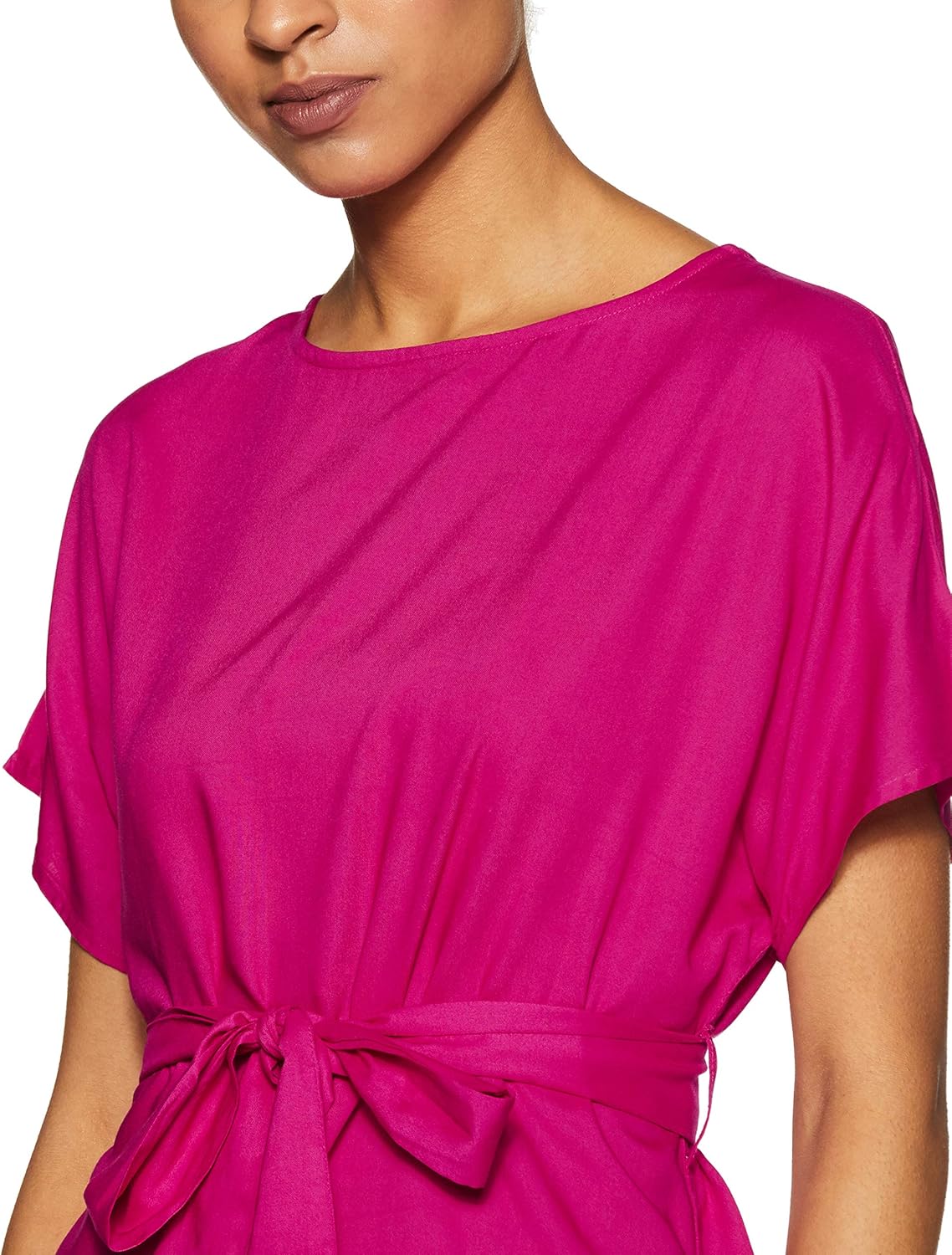 بلوزة بقصة عادية للنساء ولون سادة من أمازون براند - سيمبول 4 بلوزة بقصة عادية للنساء ولون سادة من أمازون براند - سيمبول - الصورة 4