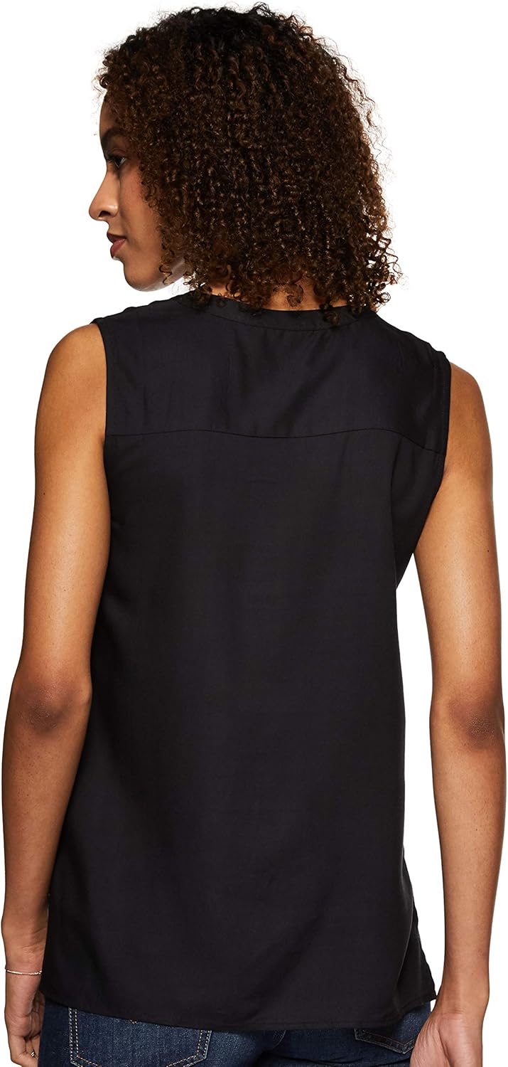 بلوزة بقصة عادية للنساء ولون سادة من أمازون براند - سيمبول 2 بلوزة بقصة عادية للنساء ولون سادة من أمازون براند - سيمبول - الصورة 2