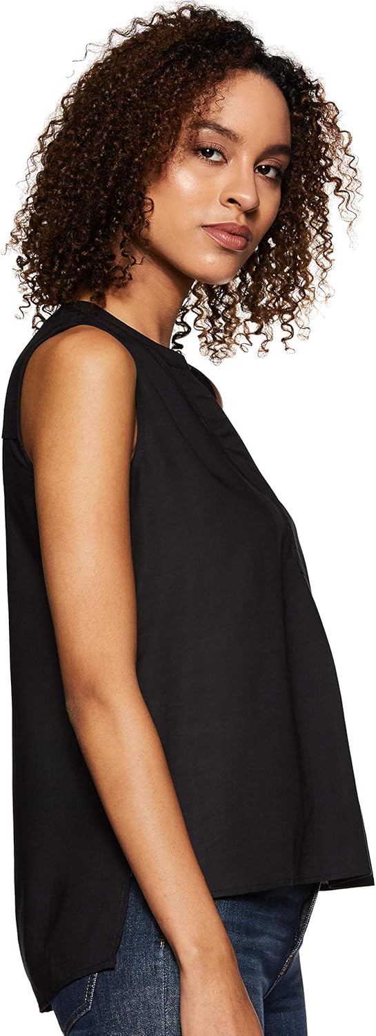 بلوزة بقصة عادية للنساء ولون سادة من أمازون براند - سيمبول 3 بلوزة بقصة عادية للنساء ولون سادة من أمازون براند - سيمبول - الصورة 3