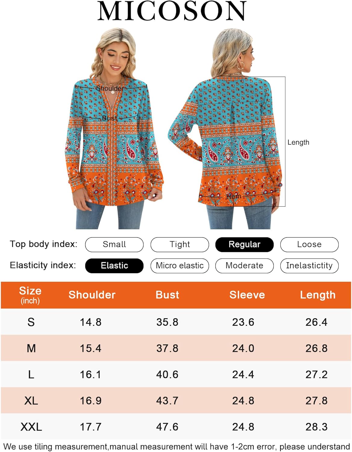 1764181671 ميكوسون بلايز نسائية أنيقة كاجوال باكمام طويلة محبوكة بقبة V وبلوزات عمل فضفاضة عصرية للخريف