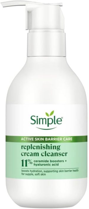 سمبل كريم تجديد الوجه اكتيف سكين بارير كير 150 مل | مع معزز سيراميد بنسبة 11% وحمض الهيالورونيك + الجلسرين | خالٍ من الصابون بنسبة 100%