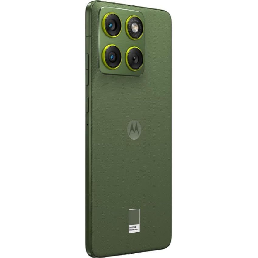 جوال موتورولا ايدج 70 5G وذاكرة رام بوست 12+12 جيجابايت وذاكرة روم 512 جيجابايت وكاميرا OIS، IP68/IP69، سناب دراغون 7 الجيل الرابع، شاشة pOLED 6.7 بوصة 120Hz، لون زيتي (PANTONE Bronze Green) 4 جوال موتورولا ايدج 70 5G وذاكرة رام بوست 12+12 جيجابايت وذاكرة روم 512 جيجابايت وكاميرا OIS، IP68/IP69، سناب دراغون 7 الجيل الرابع، شاشة pOLED 6.7 بوصة 120Hz، لون زيتي (PANTONE Bronze Green) - الصورة 4