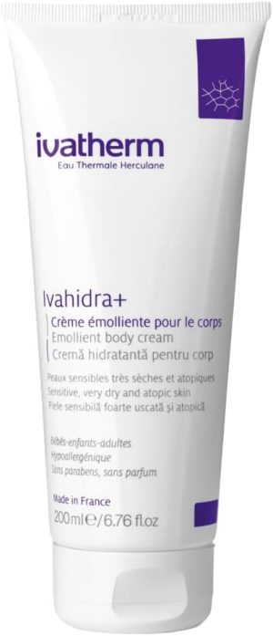 كريم ايفاهيدرا بلس المرطب للجسم 200 مل، مصمم خصيصا لترطيب عميق ومكثف، لاصلاح البشرة الجافة والحساسة التي تميل للالتهاب واعادة بنائها، من ايفاثيرم
